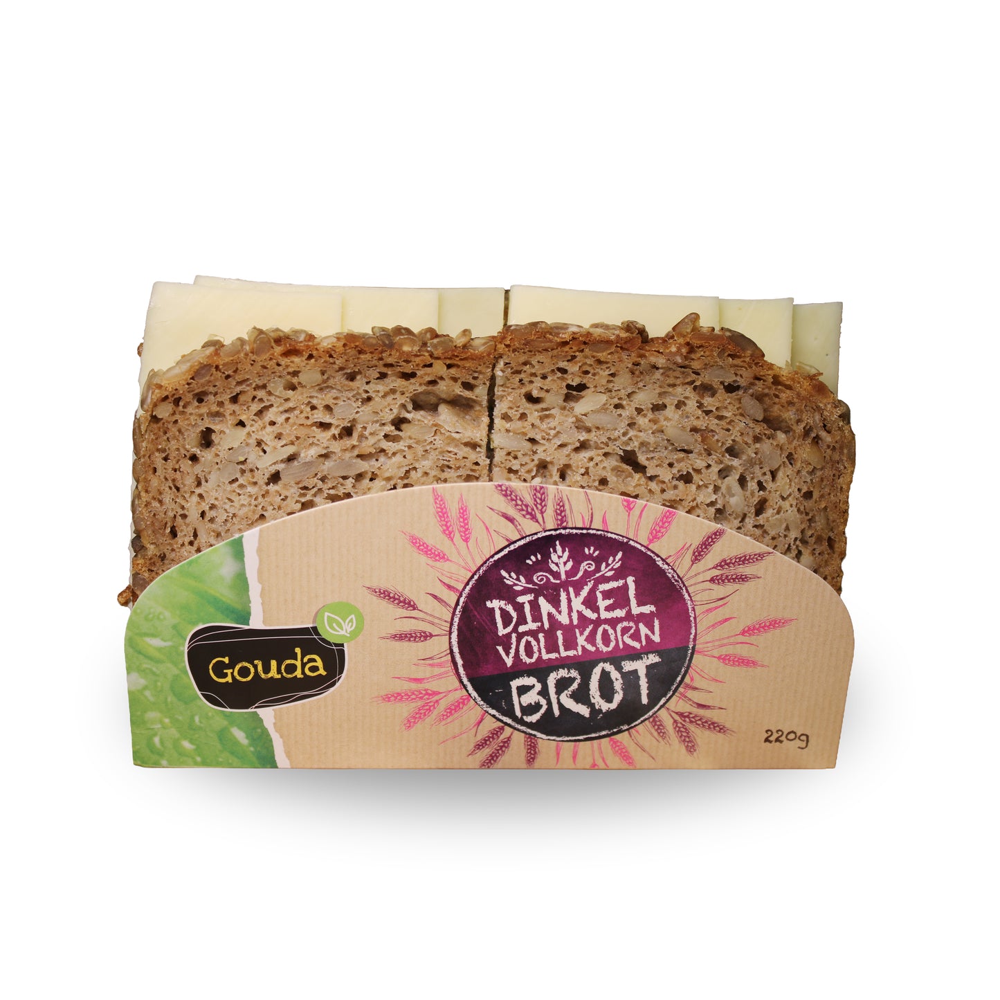 freshcompany 2er Dinkelvollkornbrot Gouda 215g