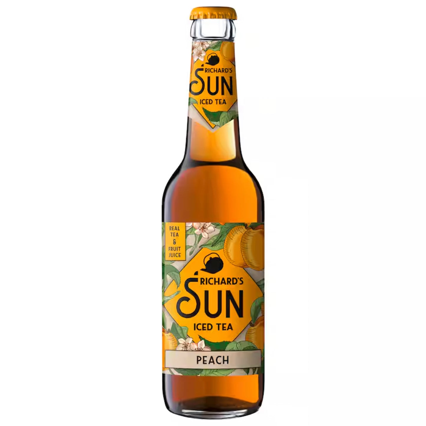 Richards Sun Eistee Peach 0,33L Glas