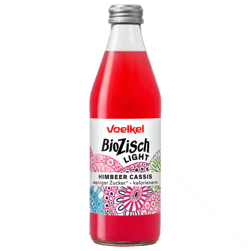 Voelkel BioZisch light Himbeer Cassis 0,33l