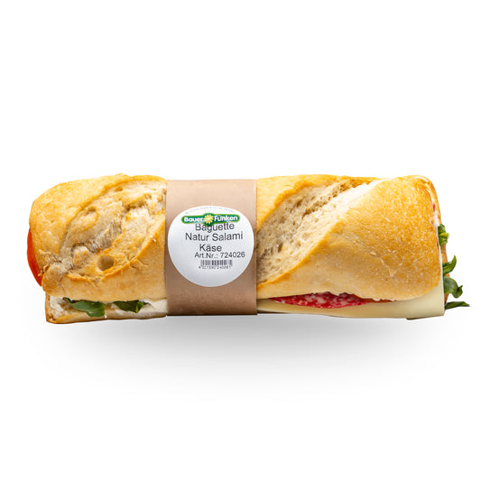 Bauer Funken Baguette natur Salami Käse