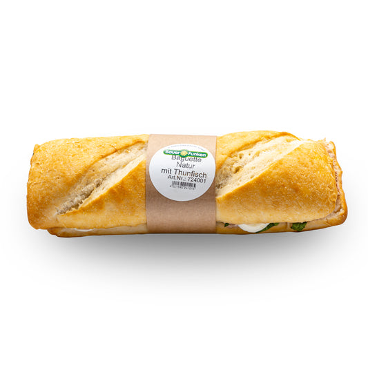 Bauer Funken Baguette natur mit Thunfischaufstrich