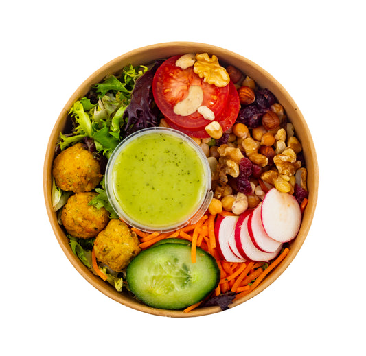 Bauer Funken Bowl Hummus Falafel 340g mit Dressing (vegan)