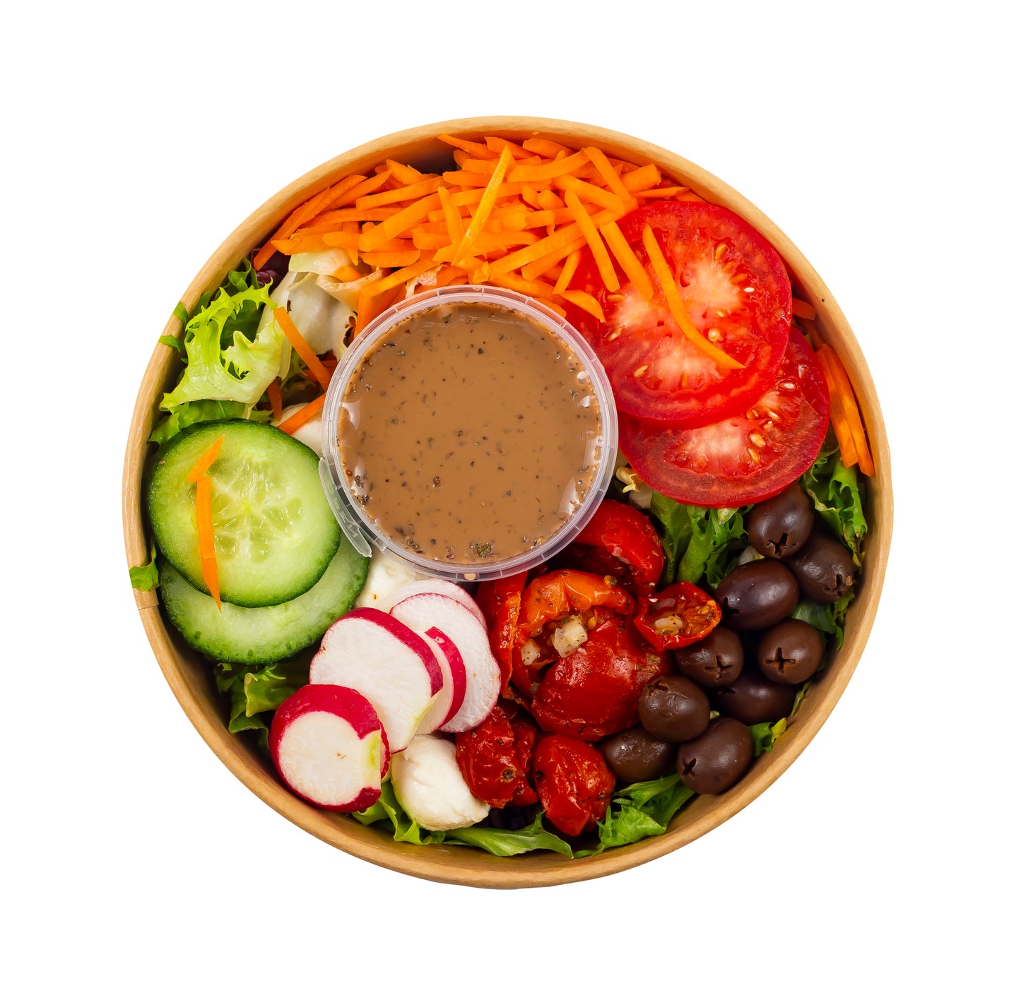 Bauer Funken HLP Toscana Salat mit Dressing