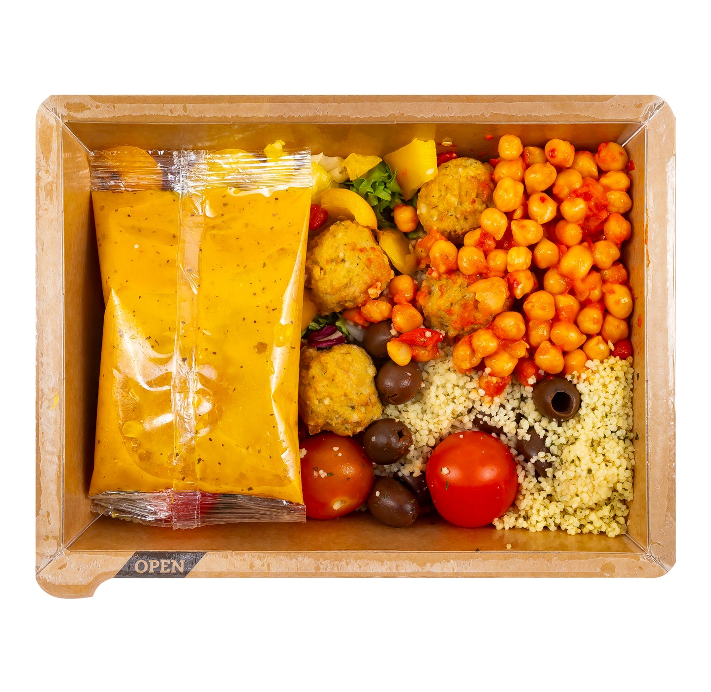 Bauer Funken HLP Oriental Salat mit Dressing