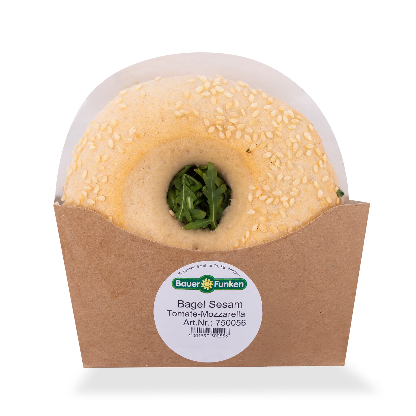Bauer Funken Sesam Bagel Tomate Mozzarella 200g