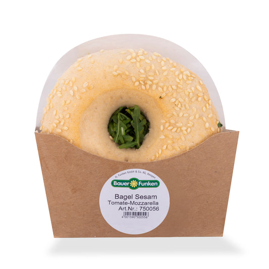 Bauer Funken Sesam Bagel Tomate Mozzarella 200g