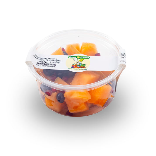 Bauer Funken Dessert Obstsalat Melone Blaubeere