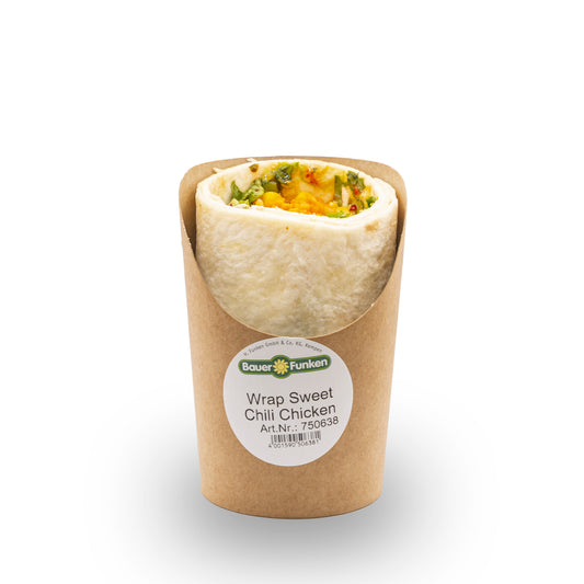Bauer Funken Wrap Sweet Chili Chicken 160g