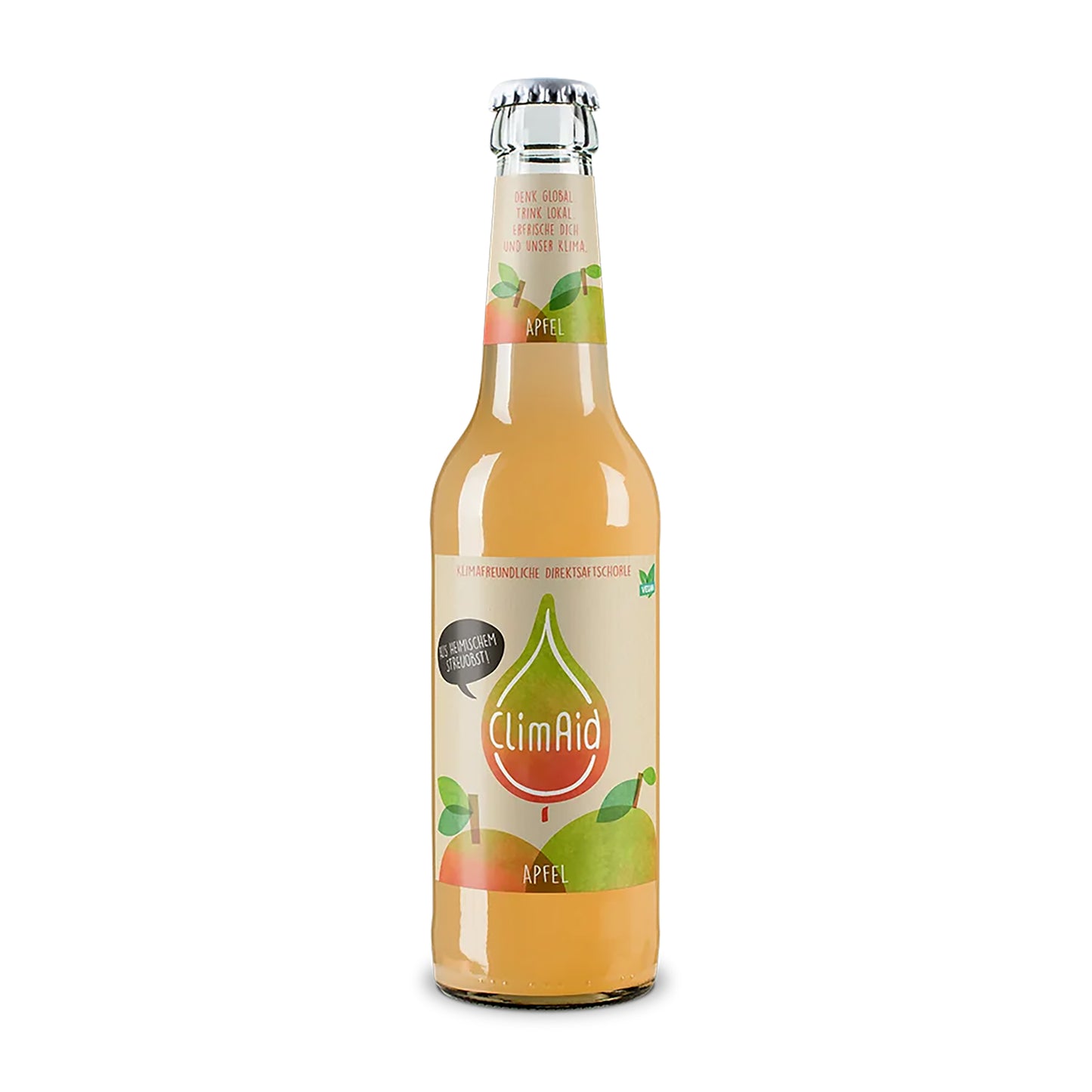 ClimAid Apfelschorle Glas 0,33L