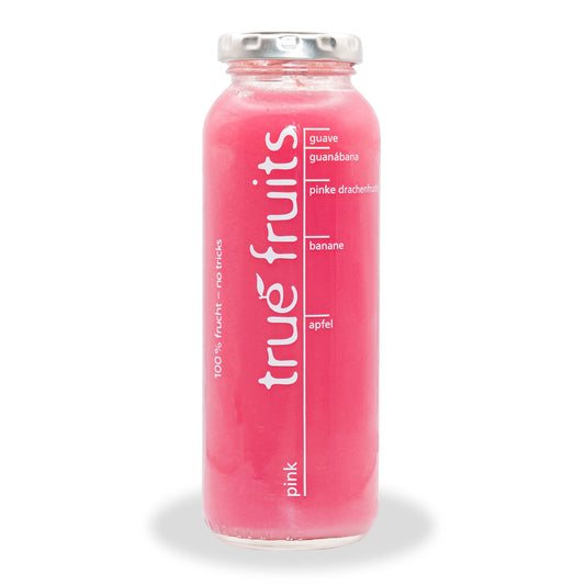 true fruits Smoothie pink 0,25L Glas
