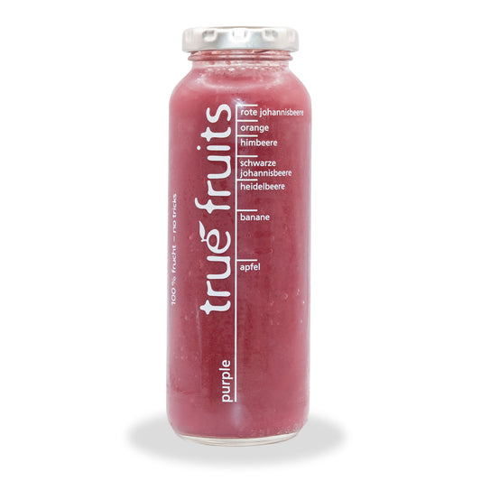true fruits Smoothie purple 0,25L Glas