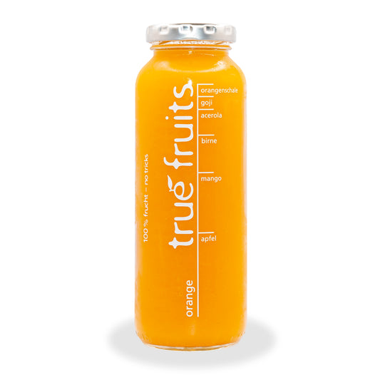 true fruits Smoothie orange 0,25L Glas