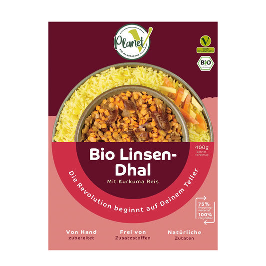 PlanetV Linsen Dhal (Bio) 400g