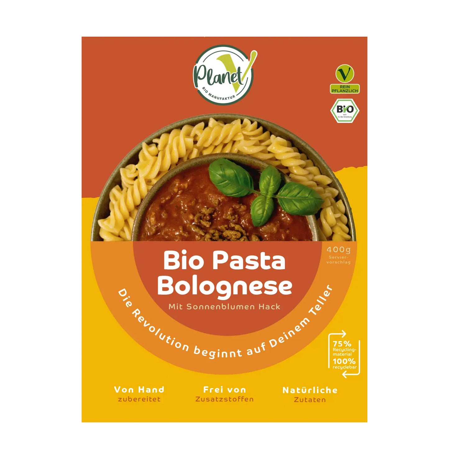 PlanetV Pasta Bolognese (Bio) 400g