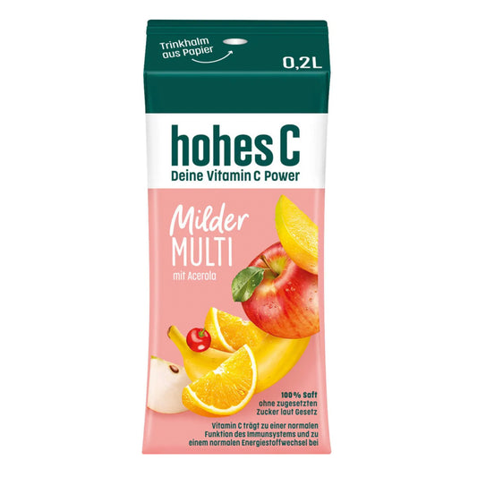 Hohes C Milder Multi 0,2L Trinkpack