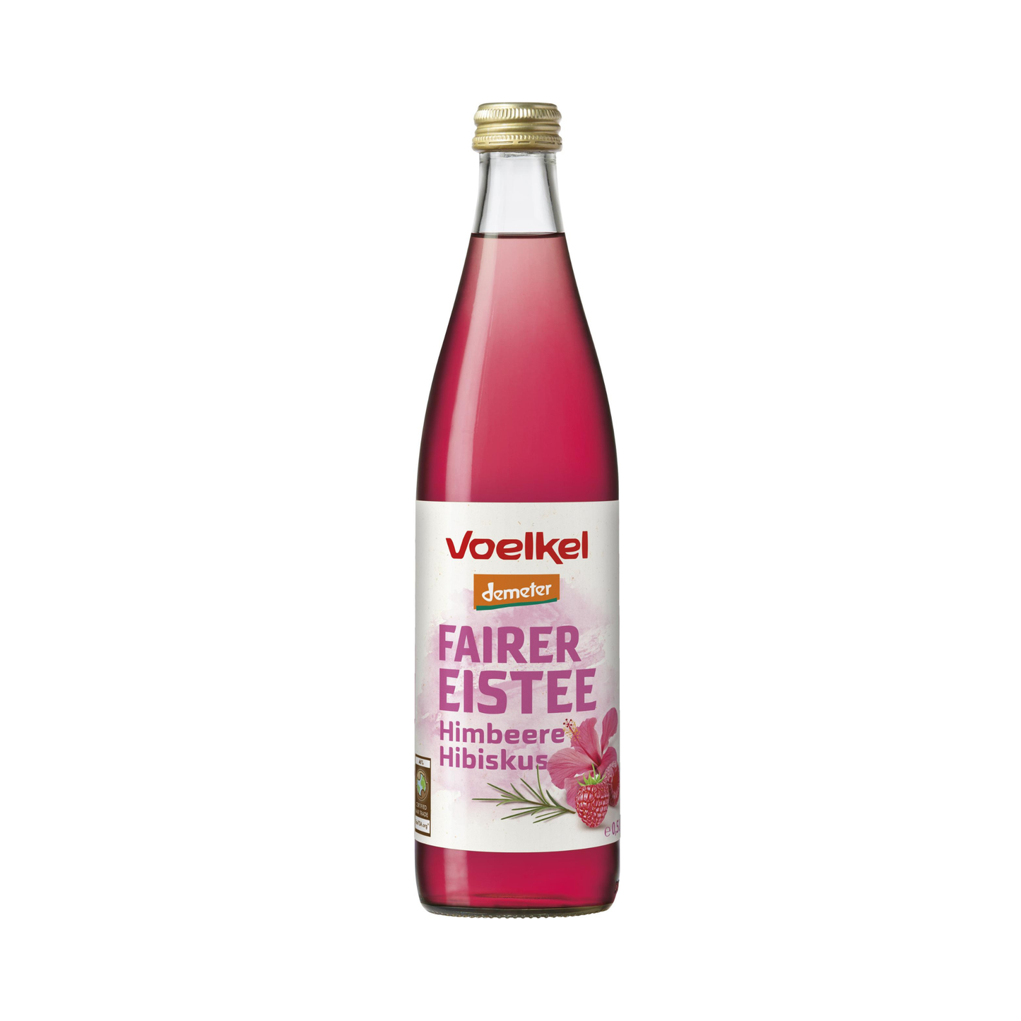 Voelkel Eistee Himbeere/Hibiskus 0,5l
